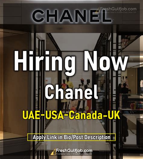 chanel jobs uk